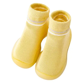 Детски чорапи с модерен нов дизайн, прости обикновена нескользящие чорапи на пода, Удобни и леки Чорапи за пеша