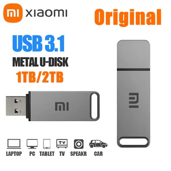 Xiaomi Нов Оригинален USB 3.1 Флаш Памет Високоскоростна Флаш-Памет и 2 TB Метален Водоустойчив USB Устройство Type-C За Компютърните Устройства за Съхранение 0