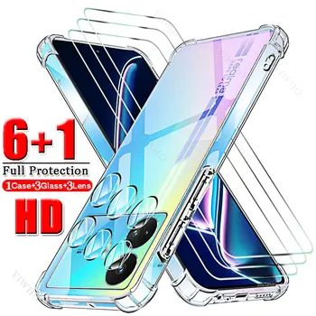 6 + 1 HD Закалено Стъкло за Realme GT Neo 2 2T 5 3 3T SE 240 W GT2 GT3 Pro Explorer Master Screen Protector Мек Калъф за Обектив на Камерата