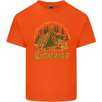 Bushcraft Смешни Outdoor Убеждава скаути къмпинг Мъжки памучен тениска с дълги ръкави
