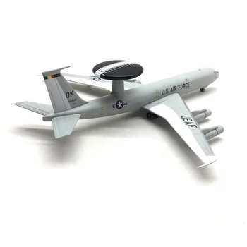 Мащаб 1:200 Военен Предупредителен Самолет E-3 Модел на Самолет От Лят под налягане на Алуминиеви Статичен Дисплей Класика Колекция Сувенири, Играчки, Подаръци 1