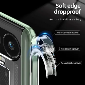 Защитен Калъф За вашия телефон Realme GT 5 Realme GT5 Camera protect прозрачен капак 1