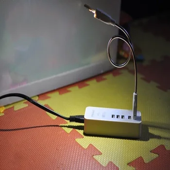 Мини USB Power LED Light, 2 бр. Мини-ултратънък лаптоп USB LED Light, покет карта, мобилен лаптоп за къмпинг 1