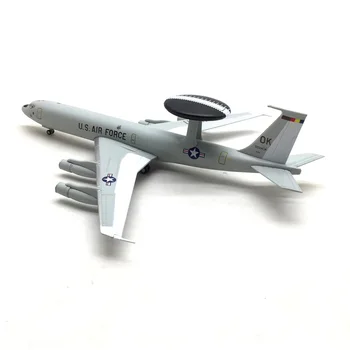 Мащаб 1:200 Военен Предупредителен Самолет E-3 Модел на Самолет От Лят под налягане на Алуминиеви Статичен Дисплей Класика Колекция Сувенири, Играчки, Подаръци 2