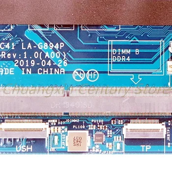 Подходящ за лаптоп DELL Latitude 14 5400 дънна платка EDC41 LA-G894P с процесор I5 I7-8th поколение 100% Тествана, работи изцяло 2