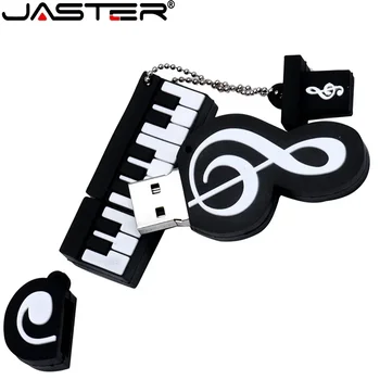Мультяшные USB-Стик JASTER 64 GB Сладък Музикален Инструмент Стик 32 GB Китара, Цигулка Водоустойчив Usb-памет от 16 GB, 8 GB, U-диск 2