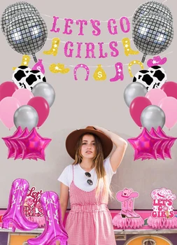 Тематично бижу партита Western Cowgirl, за да проверите за тематични партита lets go girls за моминско парти 3