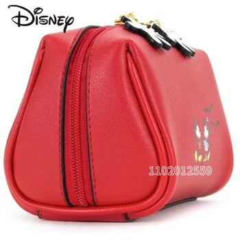 Оригиналната нова косметичка Disney Mickey, дамски косметичка луксозна марка, мультяшная 3D чанта за съхранение, високо качество и голям капацитет 3