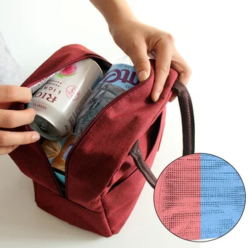 Термален Обяд-Бокс Чанти за Жени Детски Контейнер За Съхранение на Храна С Принтом Пеперуди Пътна Чанта За Пикник Изолиран Охладител Bento Tote Bag 3