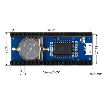 Модулът за високо време за вградени чипове RPI Модул разширителни DS3231 с порт за комуникация I2C 5