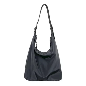 Чантата е с голям капацитет, дамска чанта, есен-зима, нова чанта през рамо, найлонова чанта-тоут, работна чанта за жени, офис 5