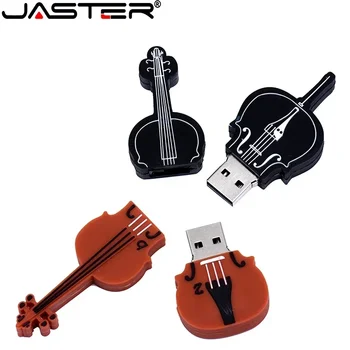 Мультяшные USB-Стик JASTER 64 GB Сладък Музикален Инструмент Стик 32 GB Китара, Цигулка Водоустойчив Usb-памет от 16 GB, 8 GB, U-диск 5